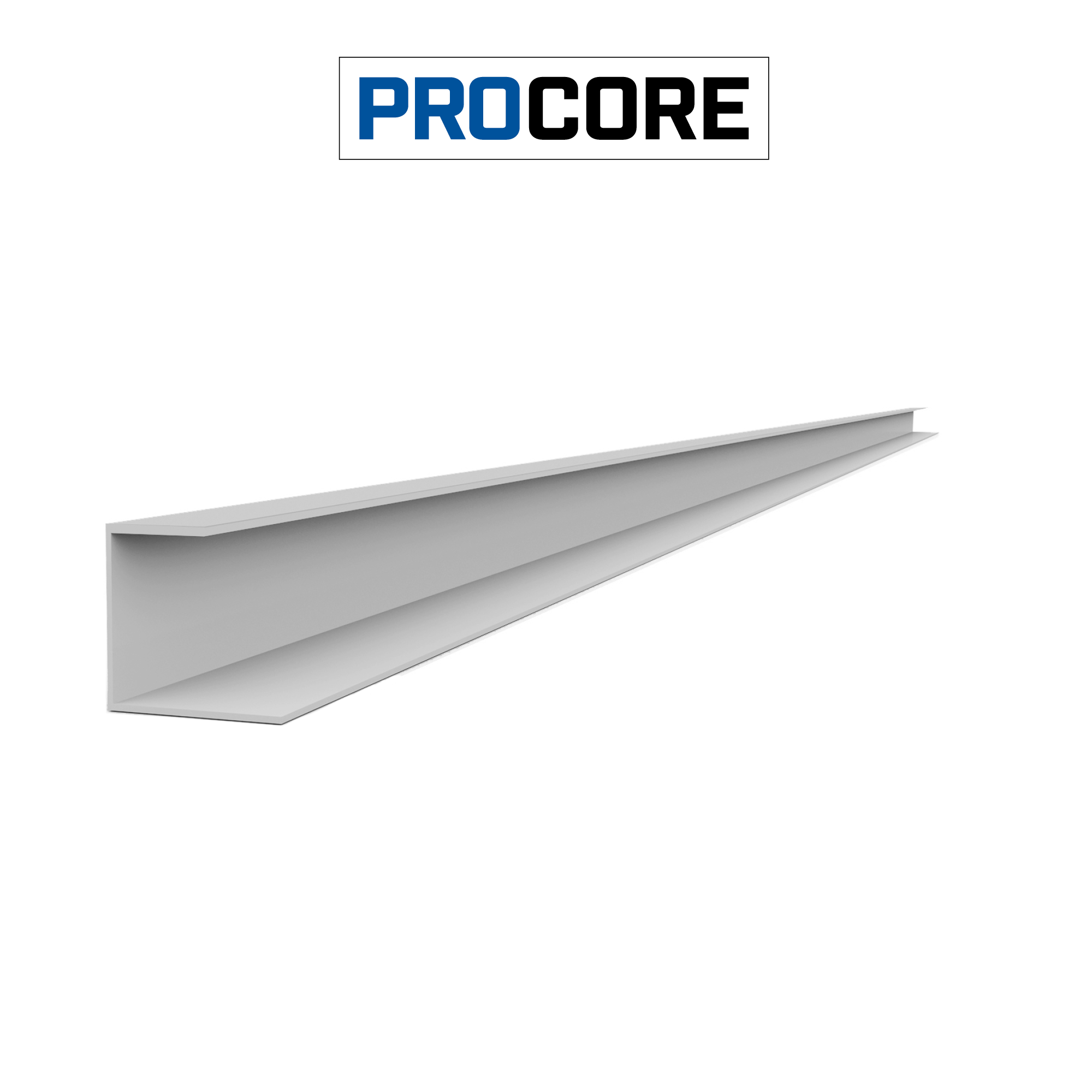PROCORE – Ensemble de moulures latérales en PVC de 8 pi