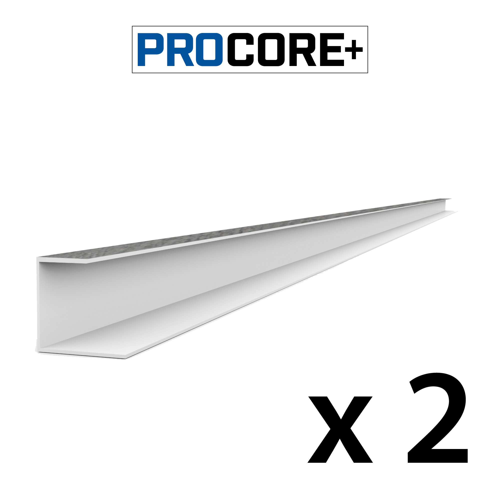 PROCORE PLUS Ensemble de moulures latérales de 8 pi