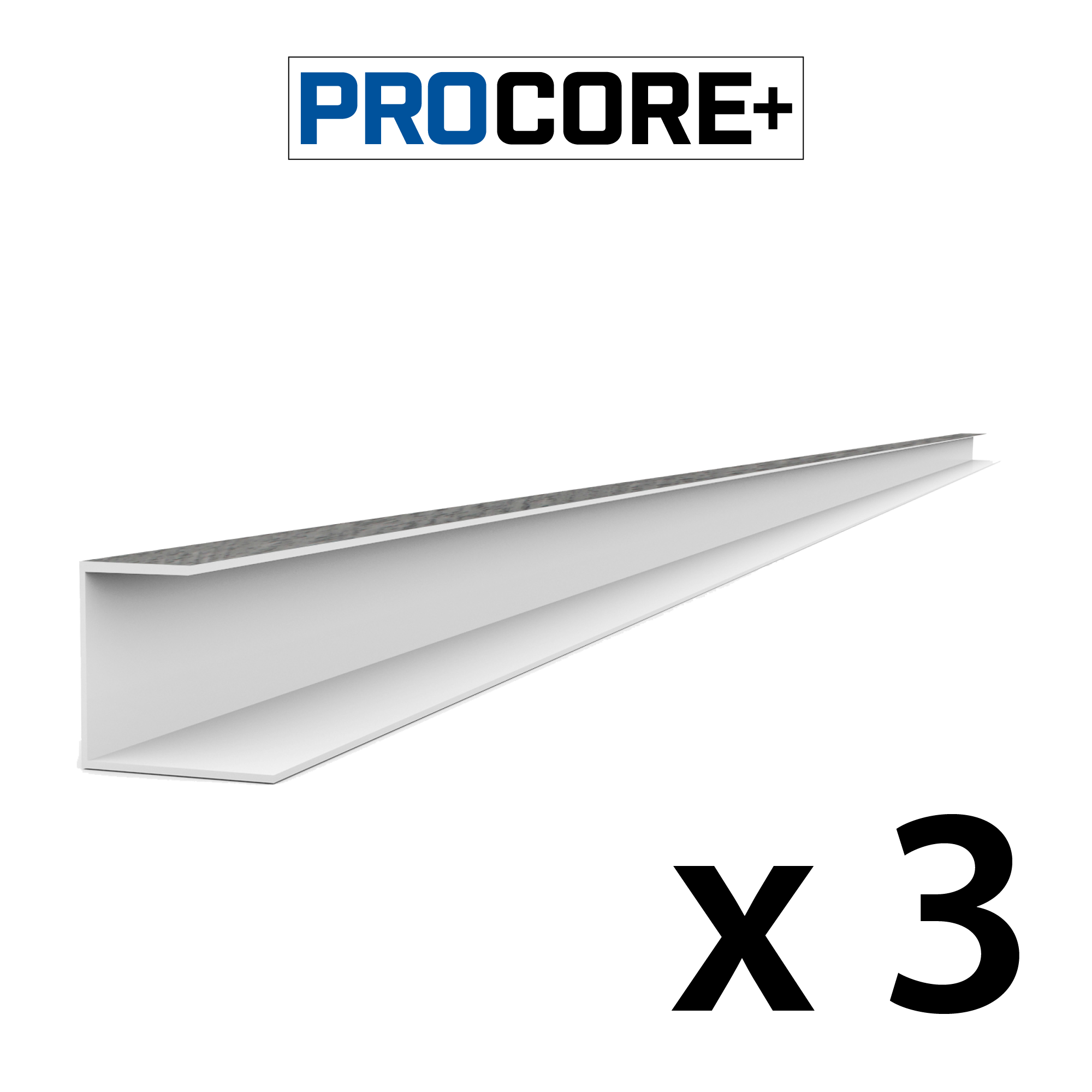 PROCORE PLUS Ensemble de moulures latérales de 8 pi