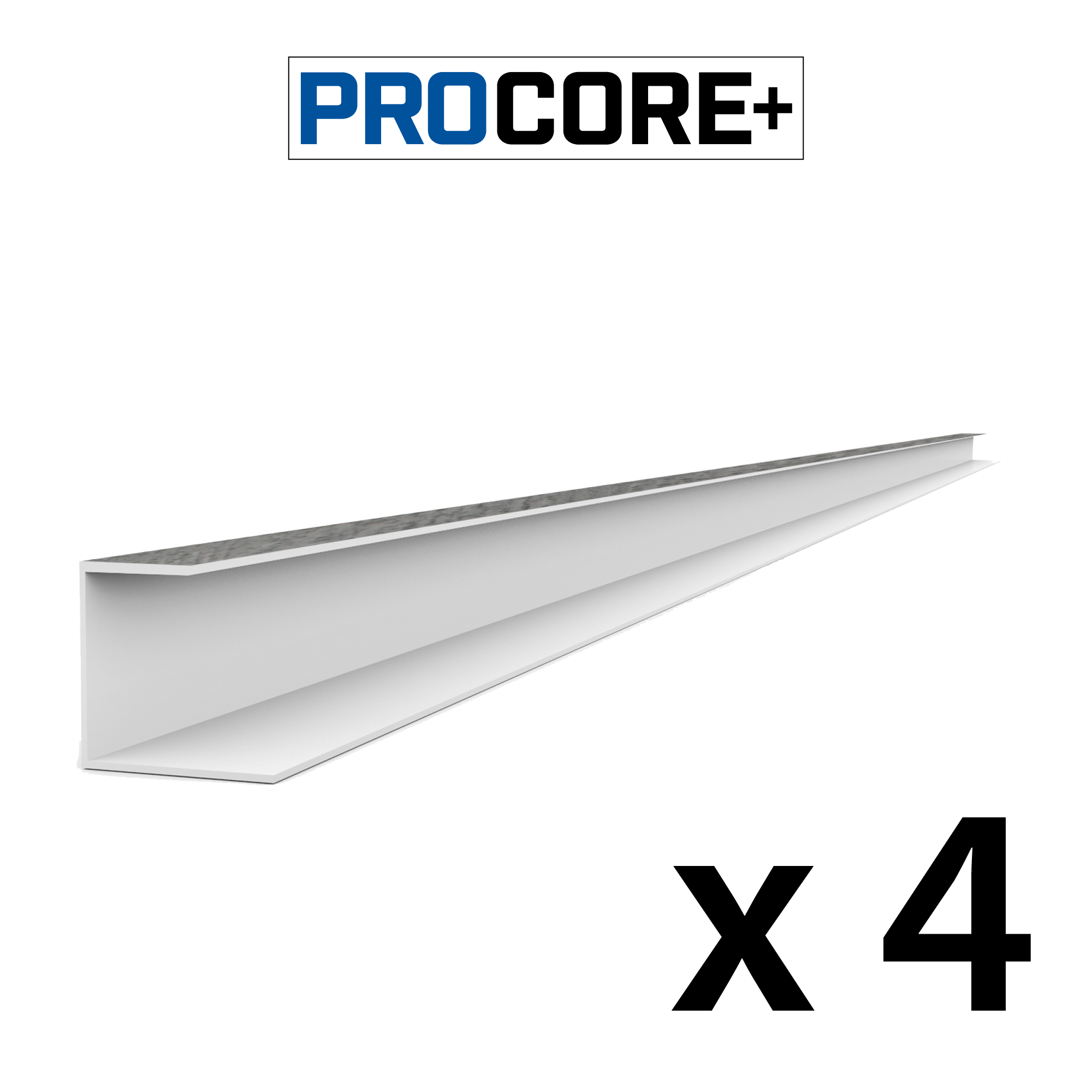 PROCORE PLUS Ensemble de moulures latérales de 8 pi