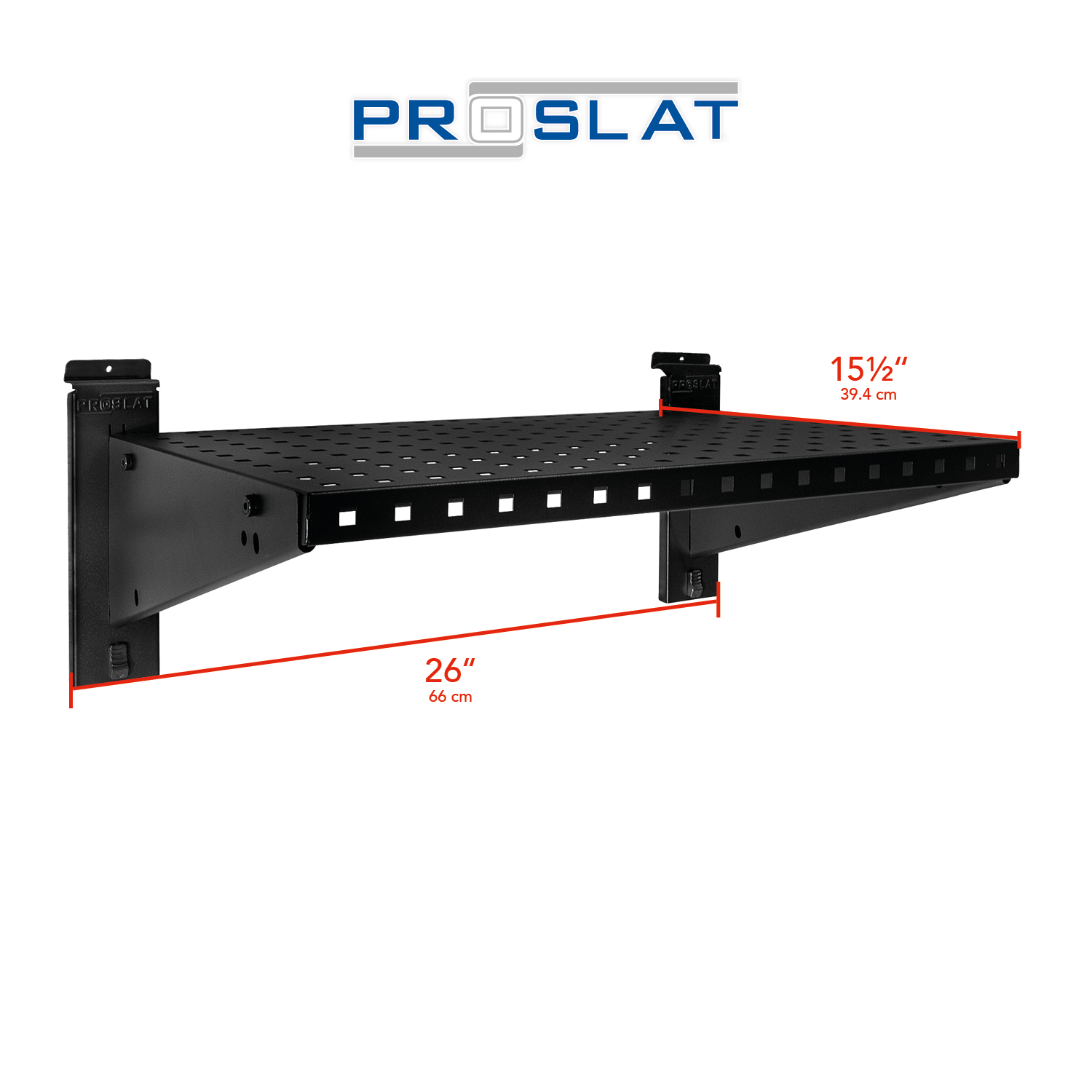 STEALTH 24 in. Heavy Duty Metal Shelf
