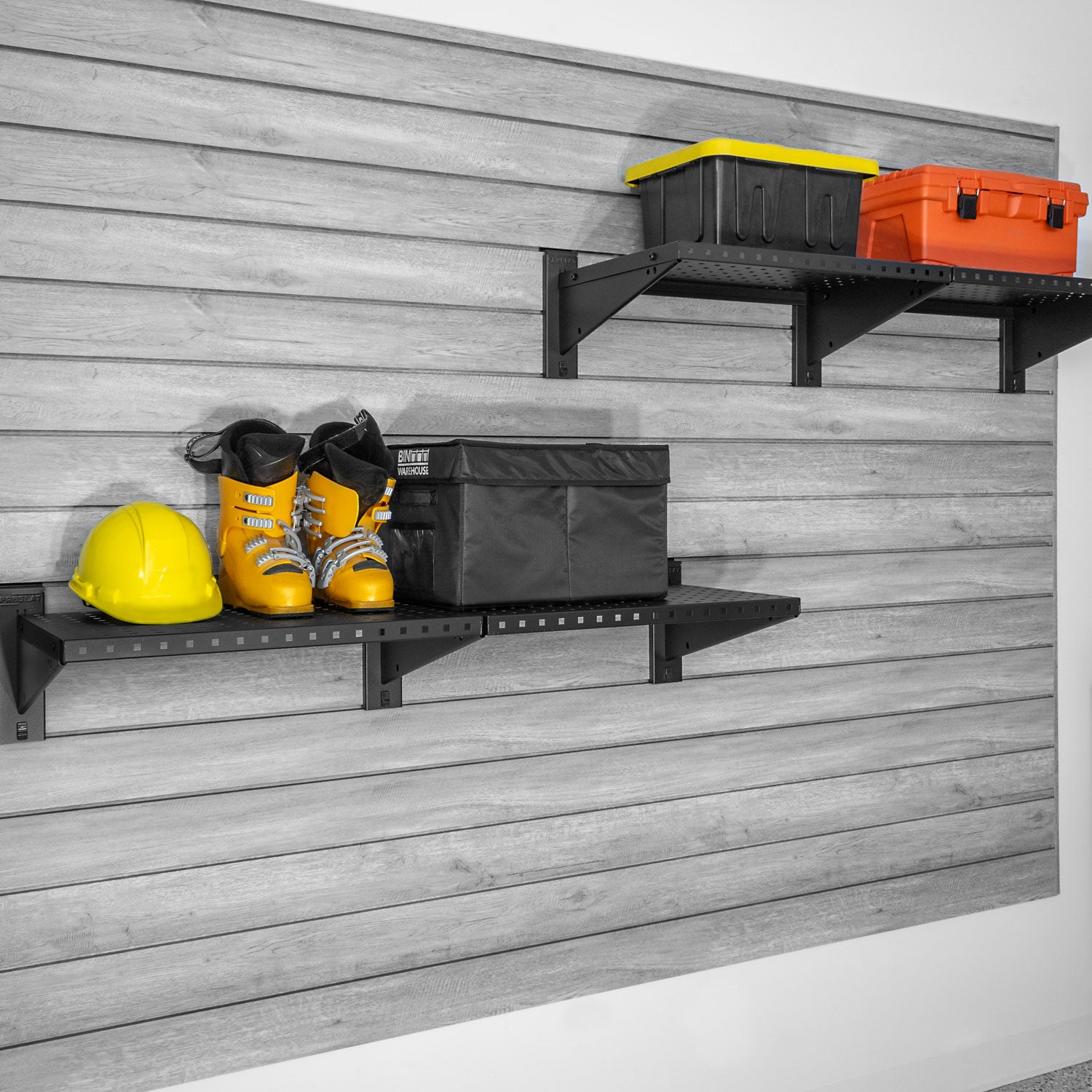 STEALTH 48 in. Heavy Duty Metal Shelves - 2 Pack