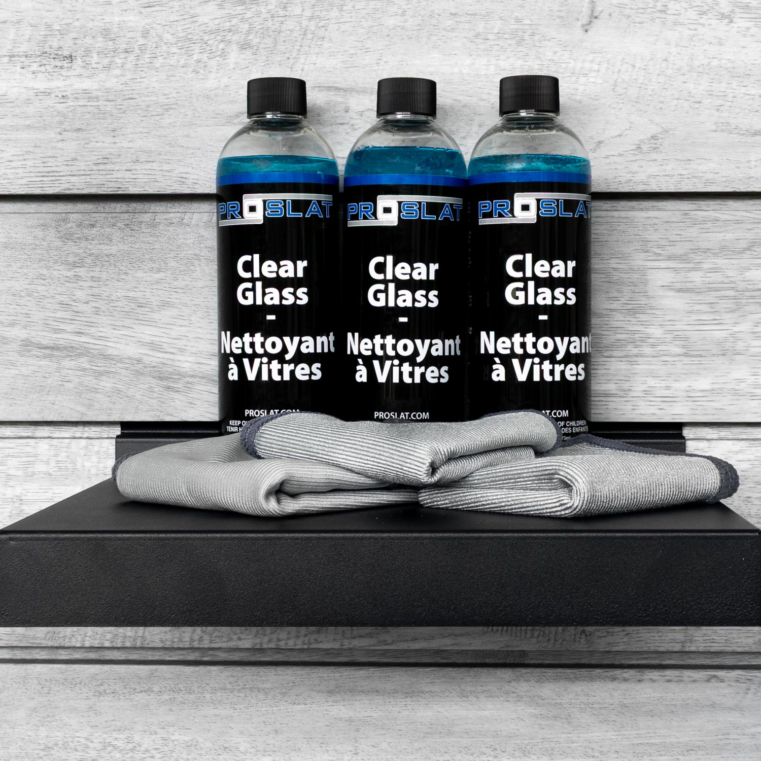 Nettoyant à vitres avec serviettes pour vitres – Lot de 3