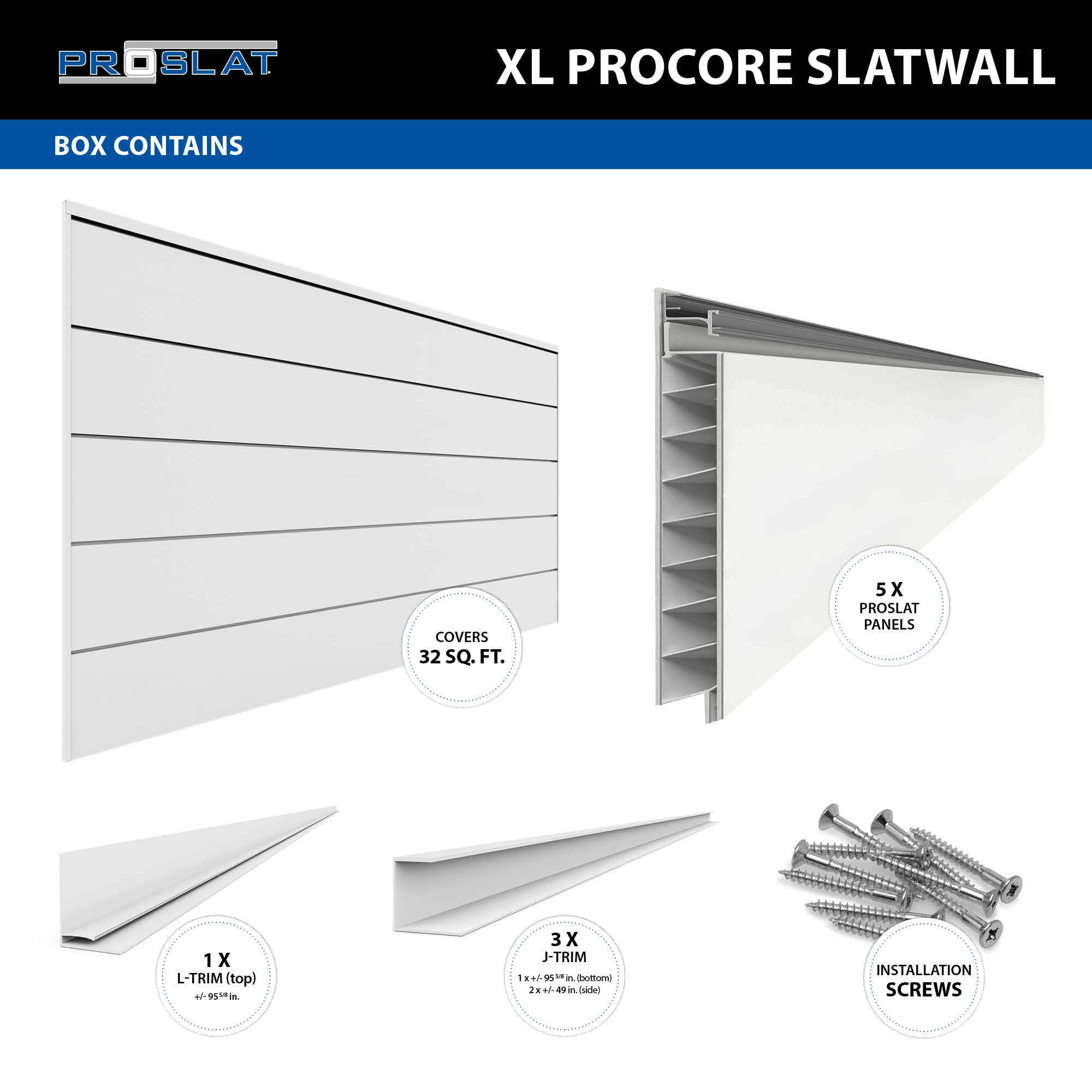Panneaux PROCORE XL – Ensemble incontournable