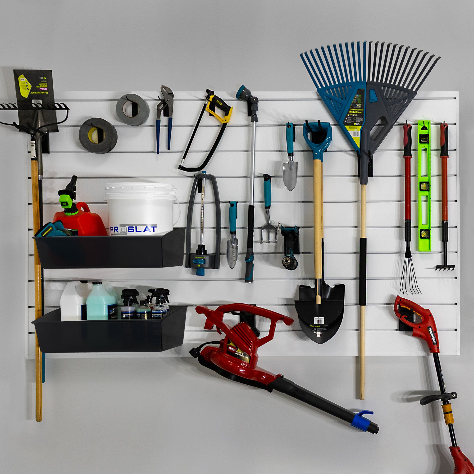 PVC Slatwall Organizer Bundle – STEALTH