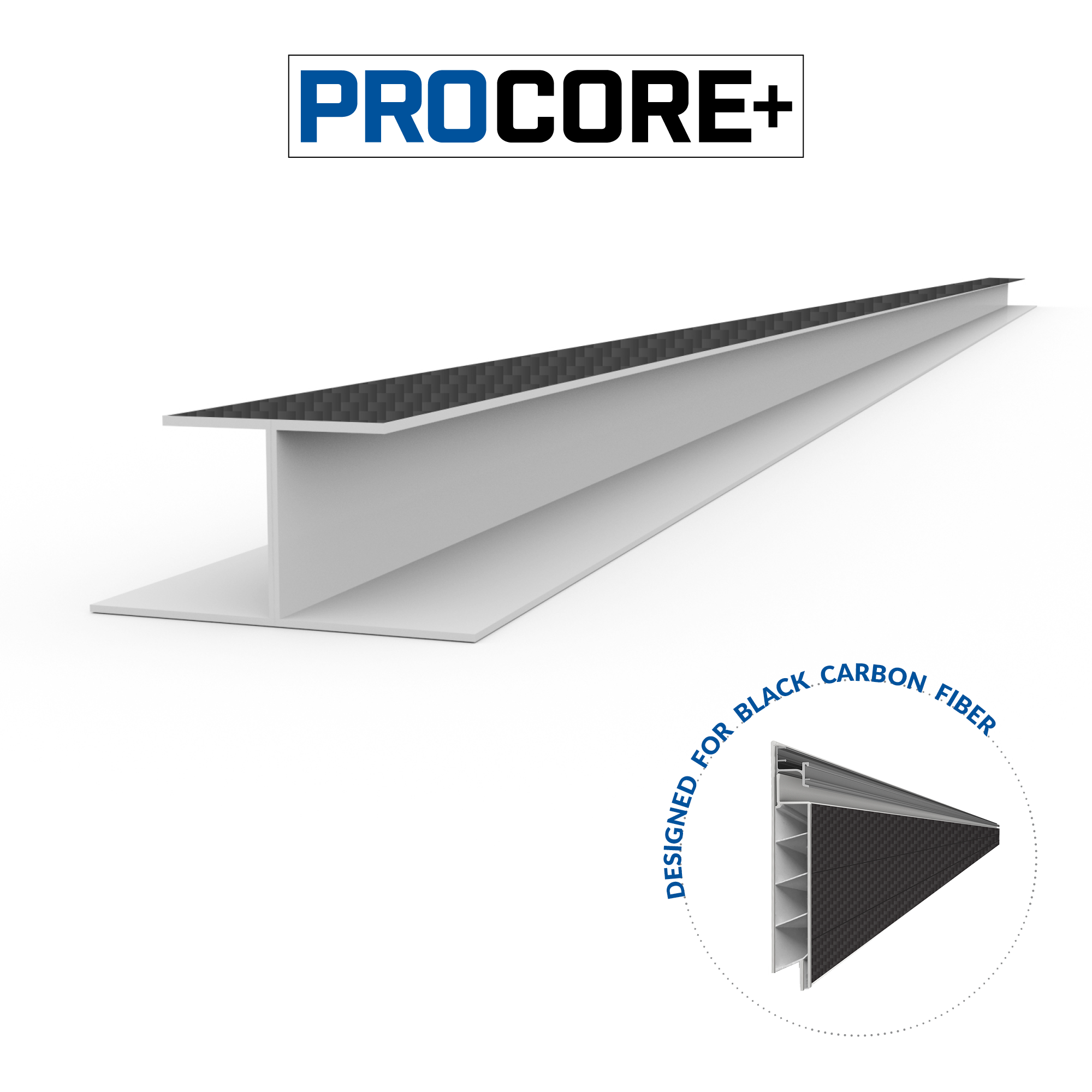 PROCORE PLUS Moulure en H de 49 po