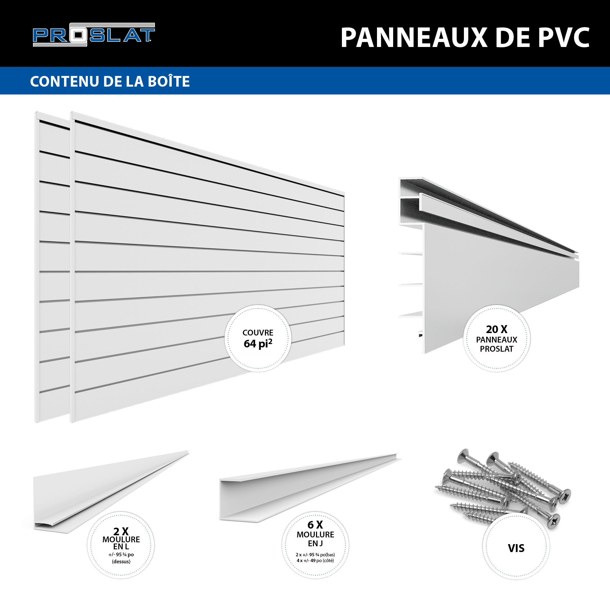 Panneaux de PVC – Ensemble ultime – STEALTH
