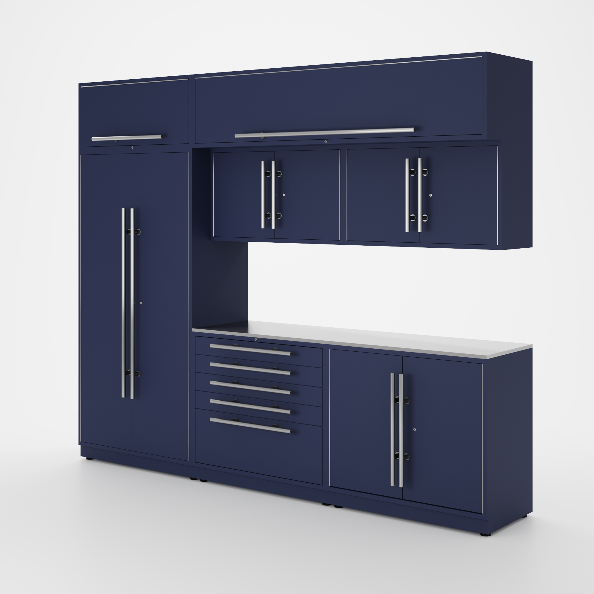 Armoires LUX – Ensemble de 10 pieds – MAX – Modules supérieurs