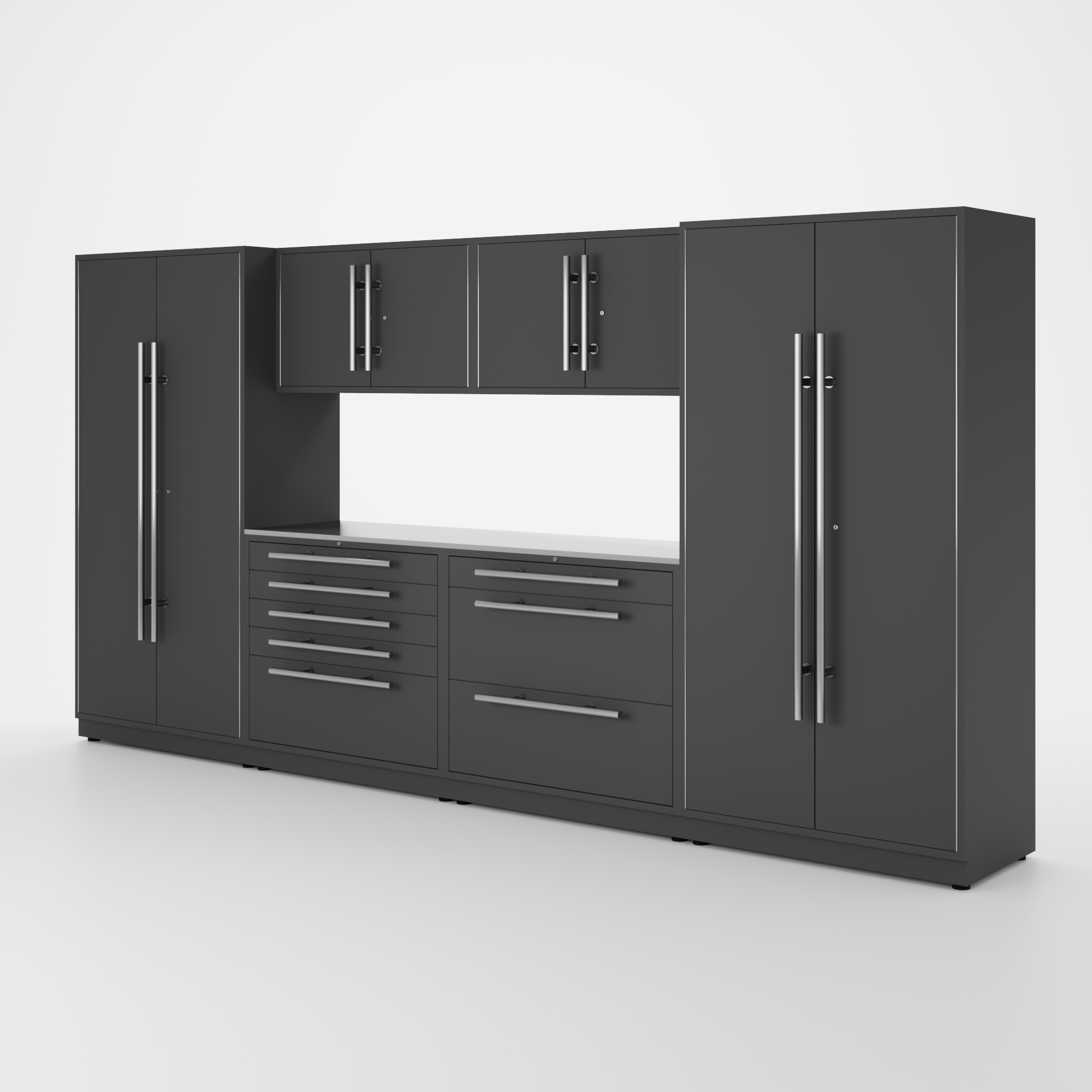 Armoires LUX — Ensemble de 13 pieds — Coffre à outils
