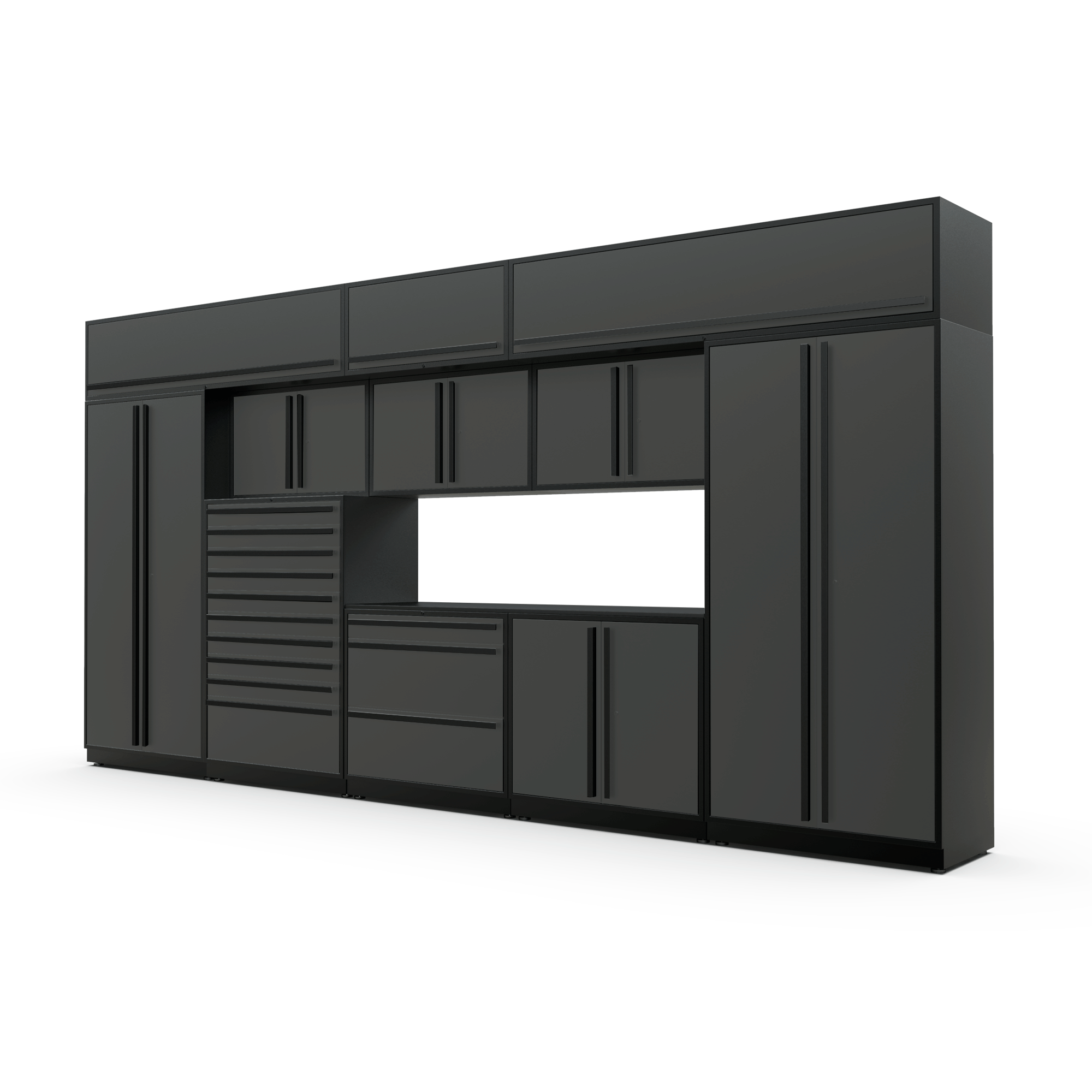 Fusion Plus — Ensemble de 16 pieds — Grand coffre + Modules supérieurs