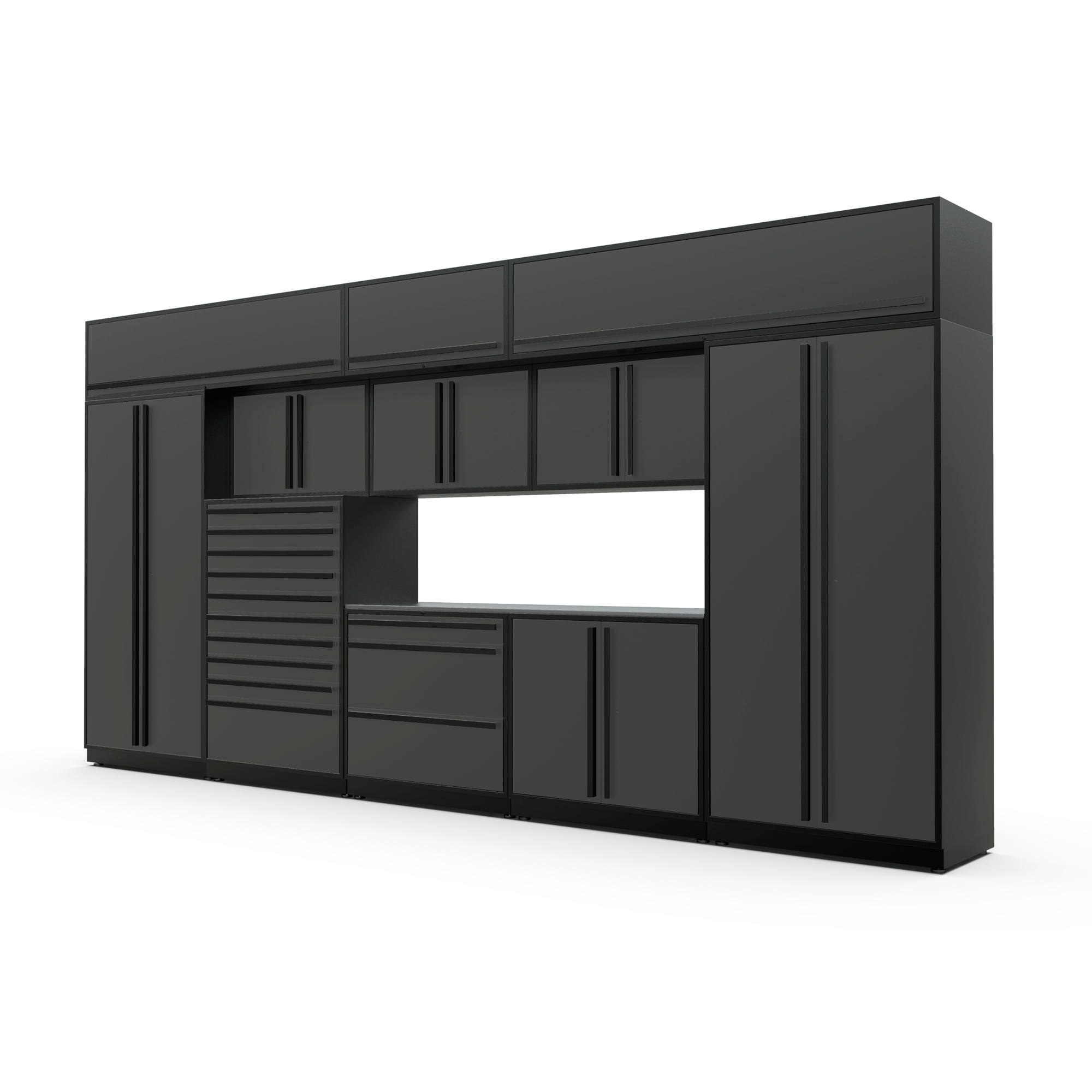 Fusion Plus — Ensemble de 16 pieds — Grand coffre + Modules supérieurs