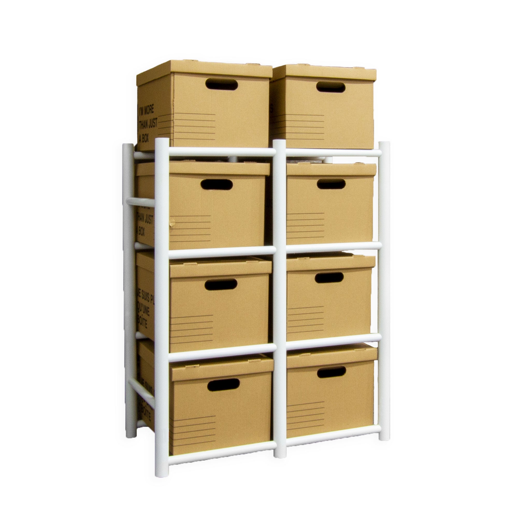 Bin Warehouse – Support pour 8 boîtes à dossier