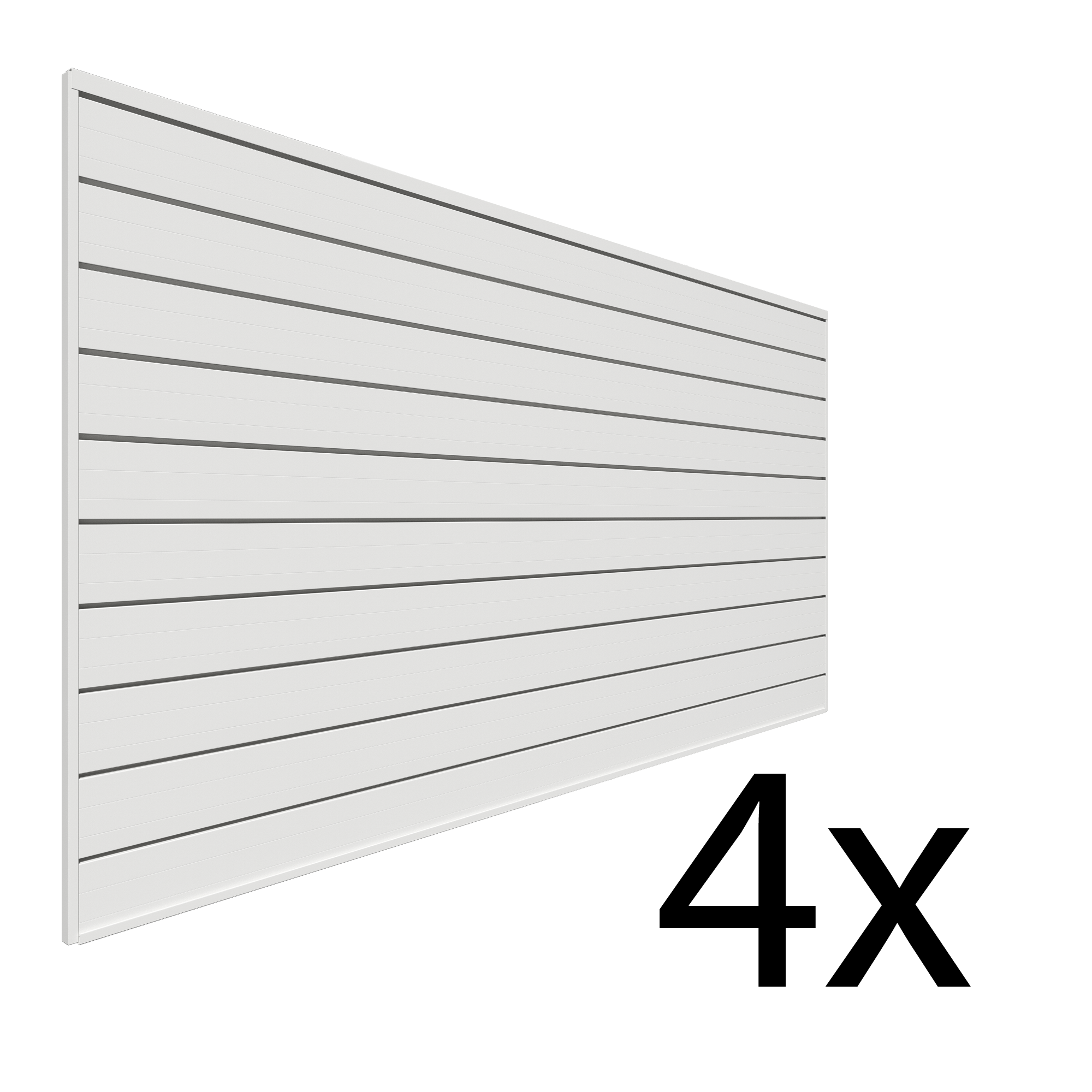 Panneaux de PVC 4 pi x 8 pi – Ensemble de 4 – 128 pieds carrés