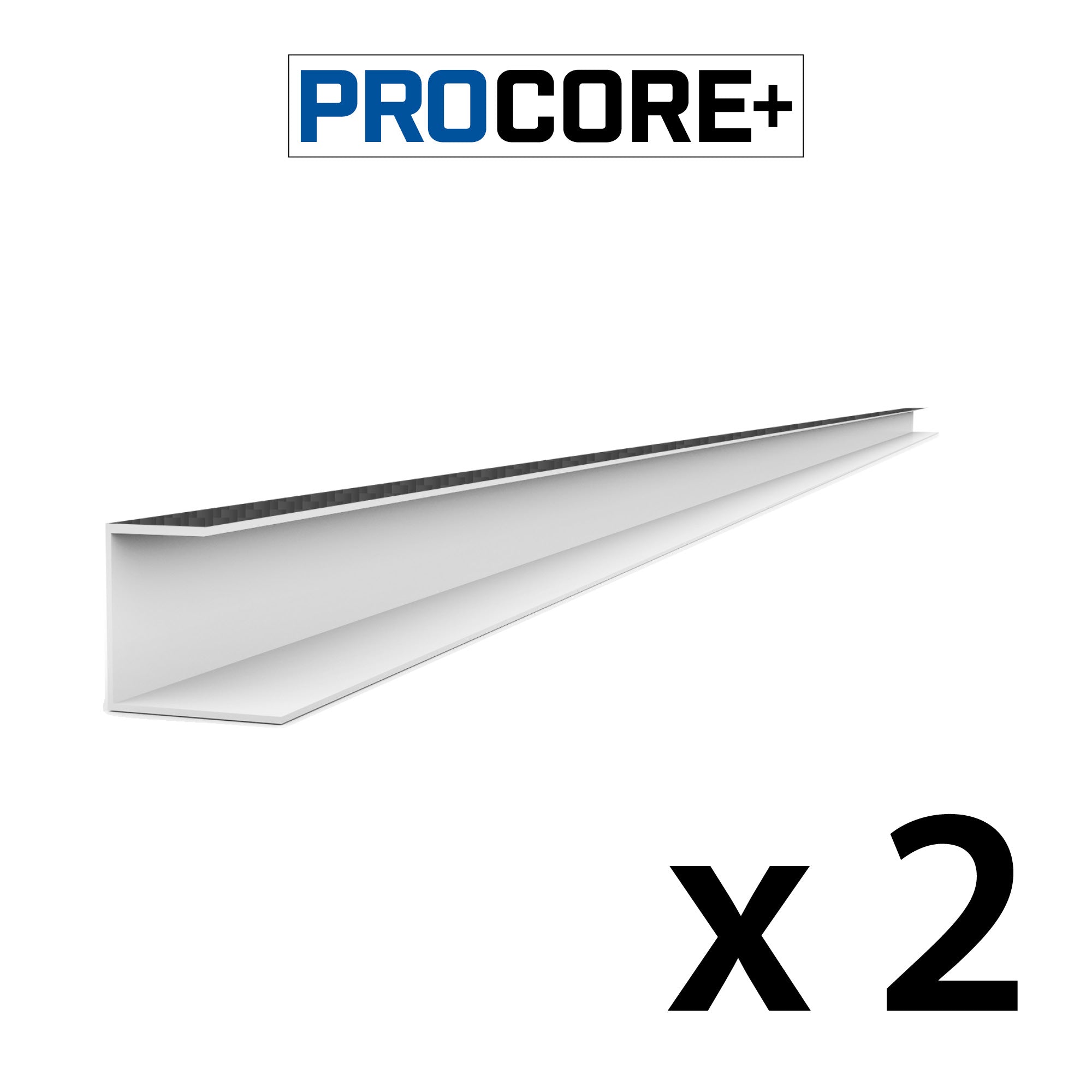 PROCORE PLUS Ensemble de moulures latérales de 8 pi