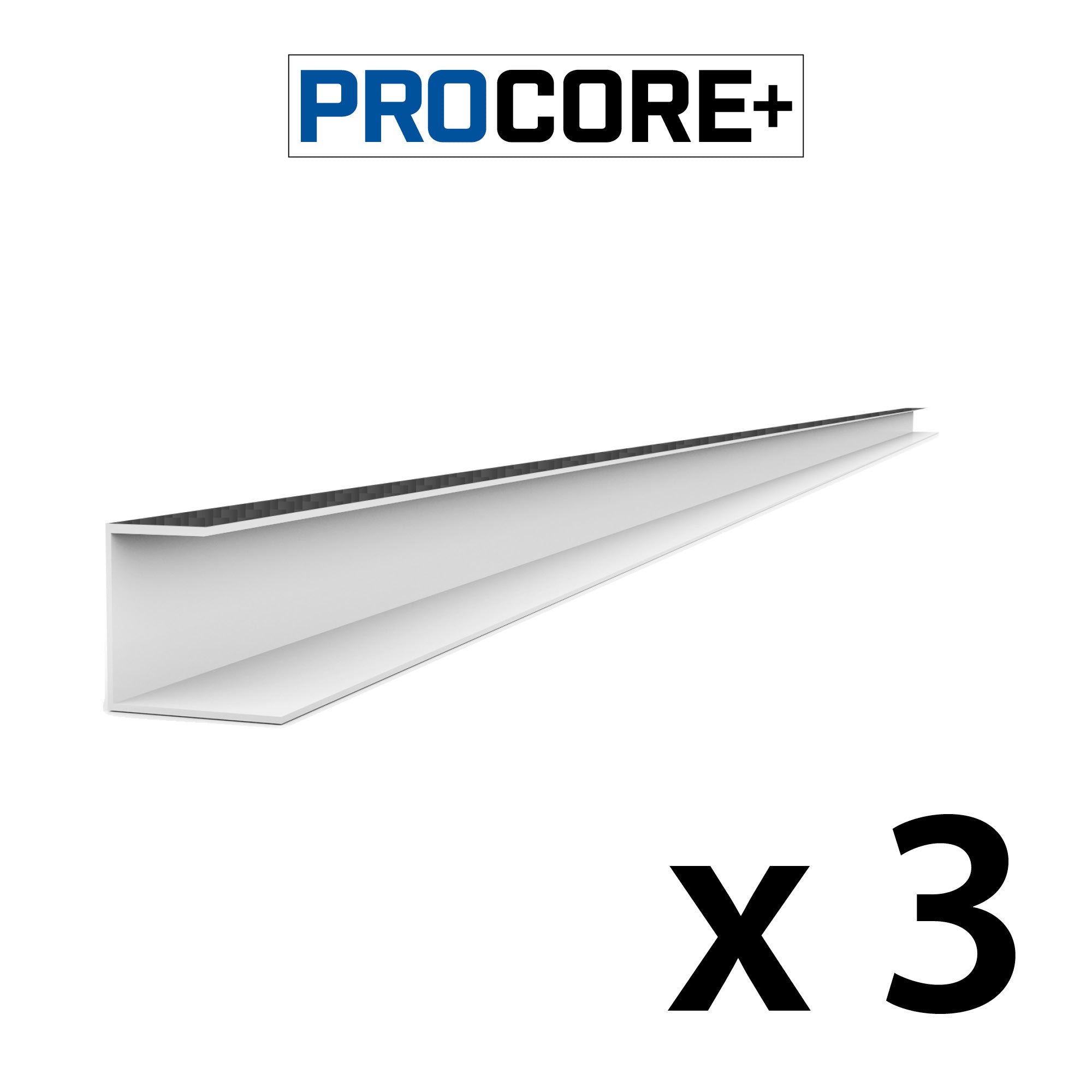 PROCORE PLUS Ensemble de moulures latérales de 8 pi