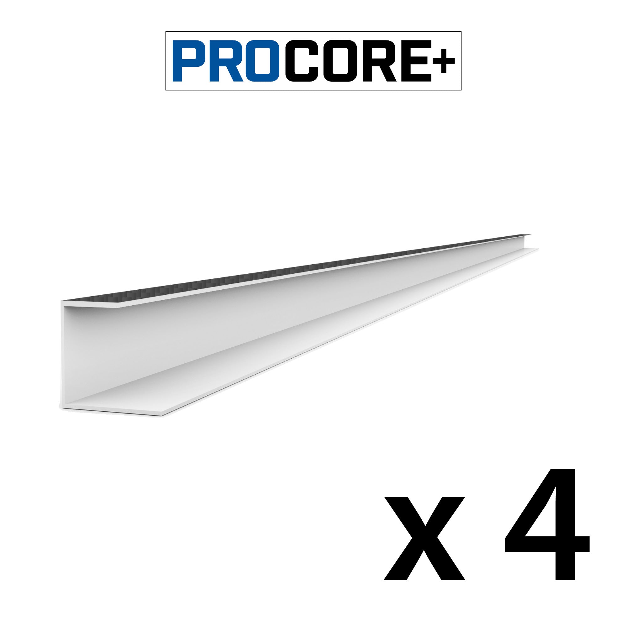 PROCORE PLUS Ensemble de moulures latérales de 8 pi