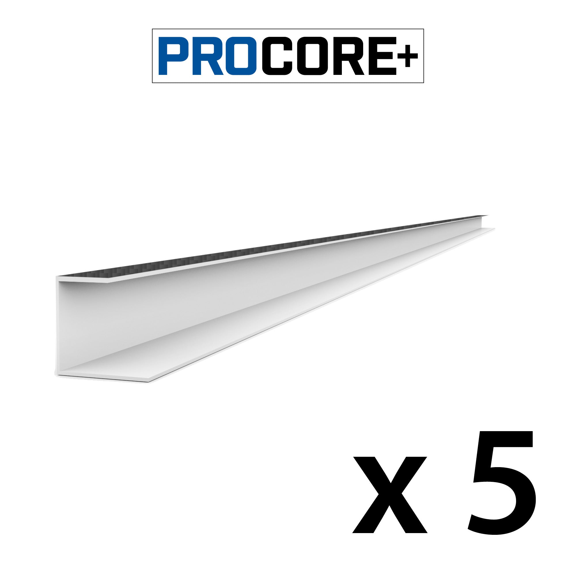 PROCORE PLUS Ensemble de moulures latérales de 8 pi