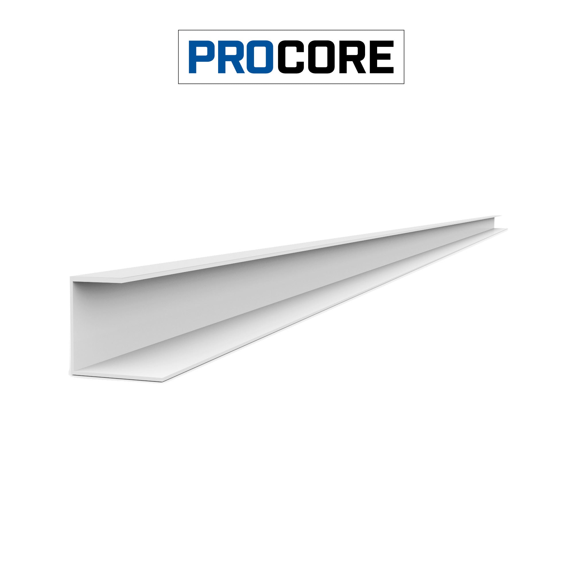 PROCORE – Ensemble de moulures latérales en PVC de 8 pi