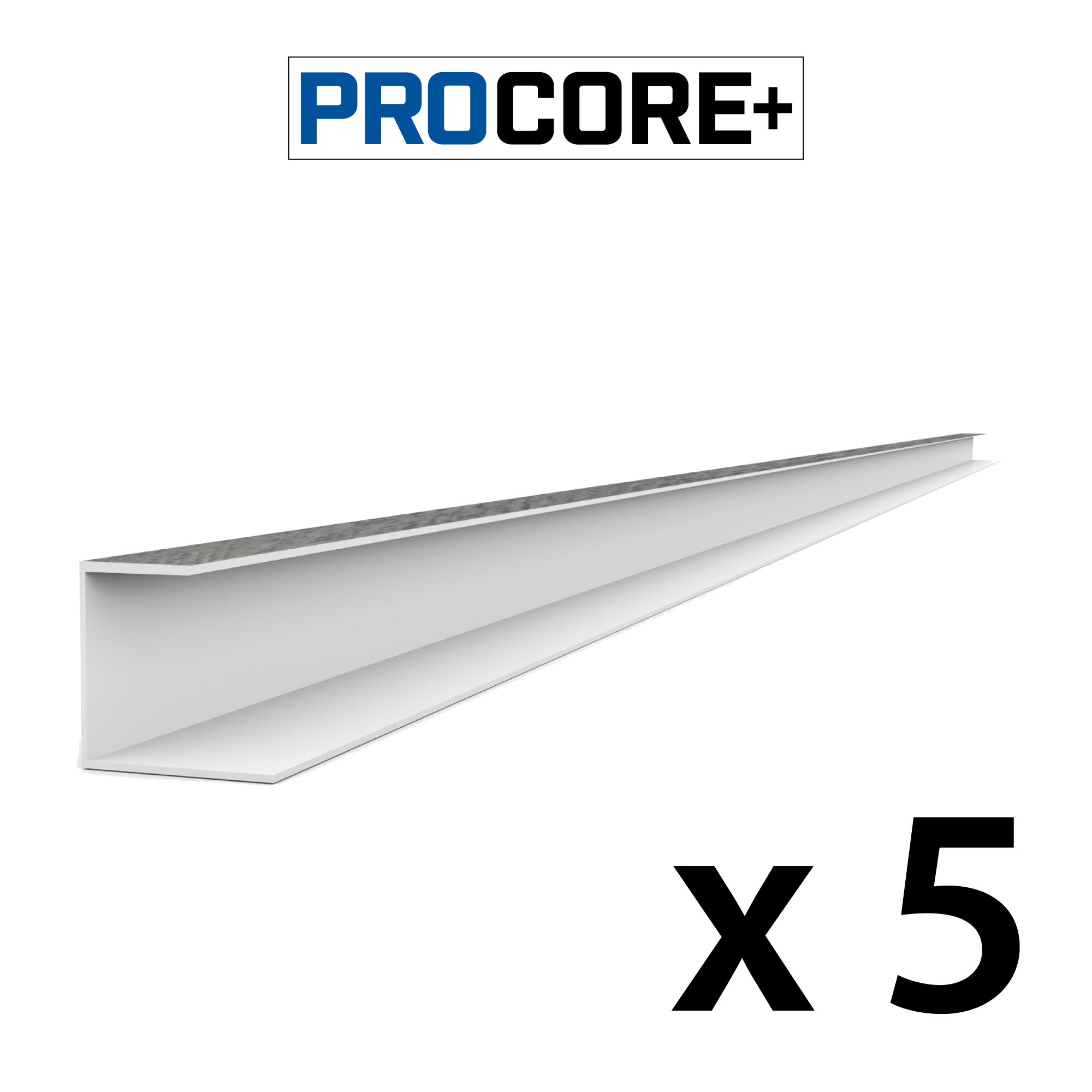 PROCORE PLUS Ensemble de moulures latérales de 8 pi