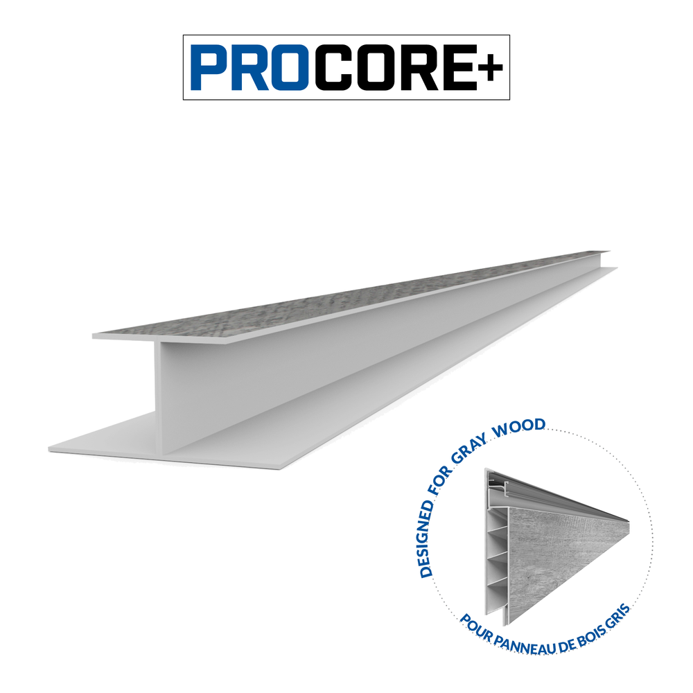 Polypropylene ProComp® (Carbon Reinforced Polypropylene), Sheet, Natural,  ProComp®, Smooth, Homopolymer, (0.5 in x 18 in x 18 in)