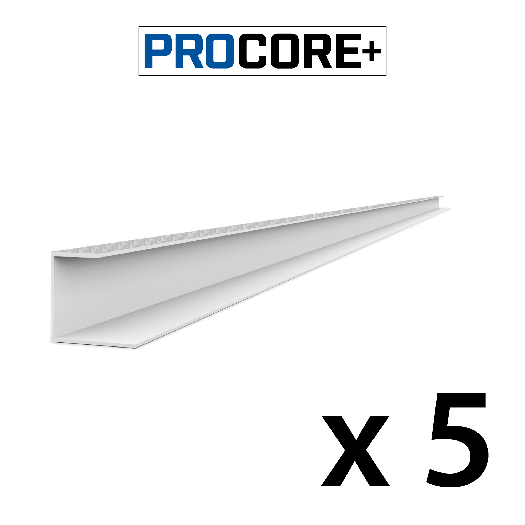 PROCORE PLUS Ensemble de moulures latérales de 8 pi