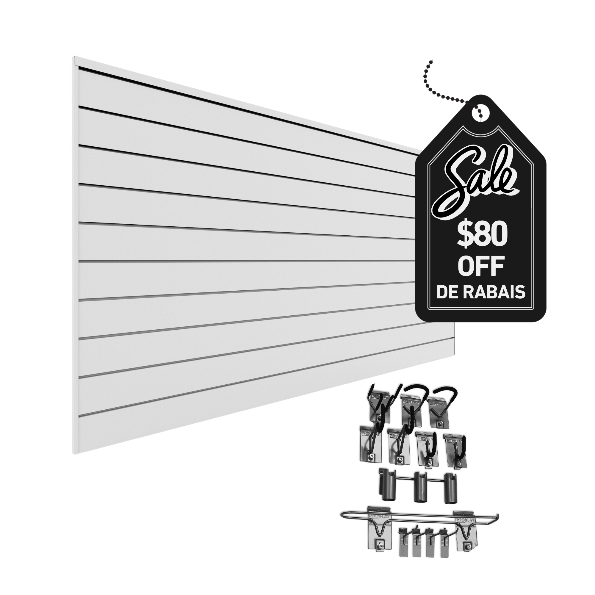 PVC Slatwall Sports Bundle