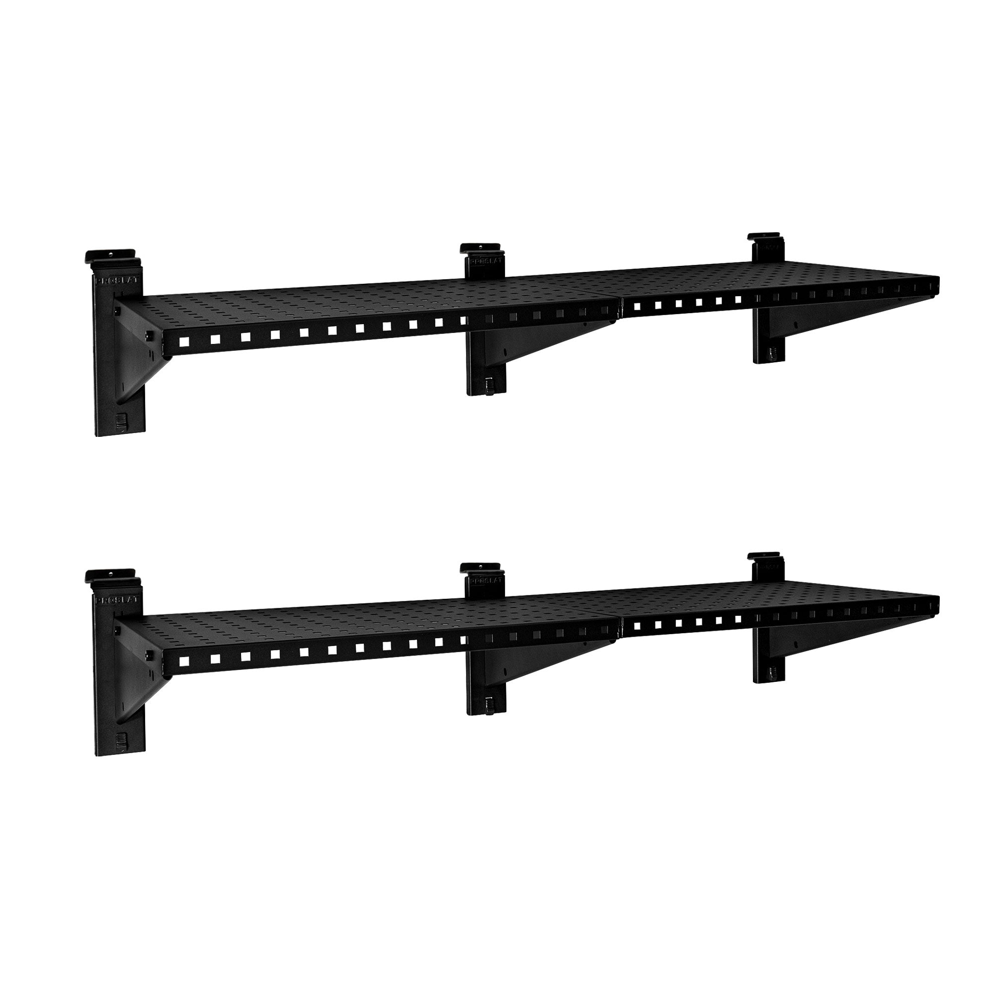 STEALTH 48 in. Heavy Duty Metal Shelves - 2 Pack