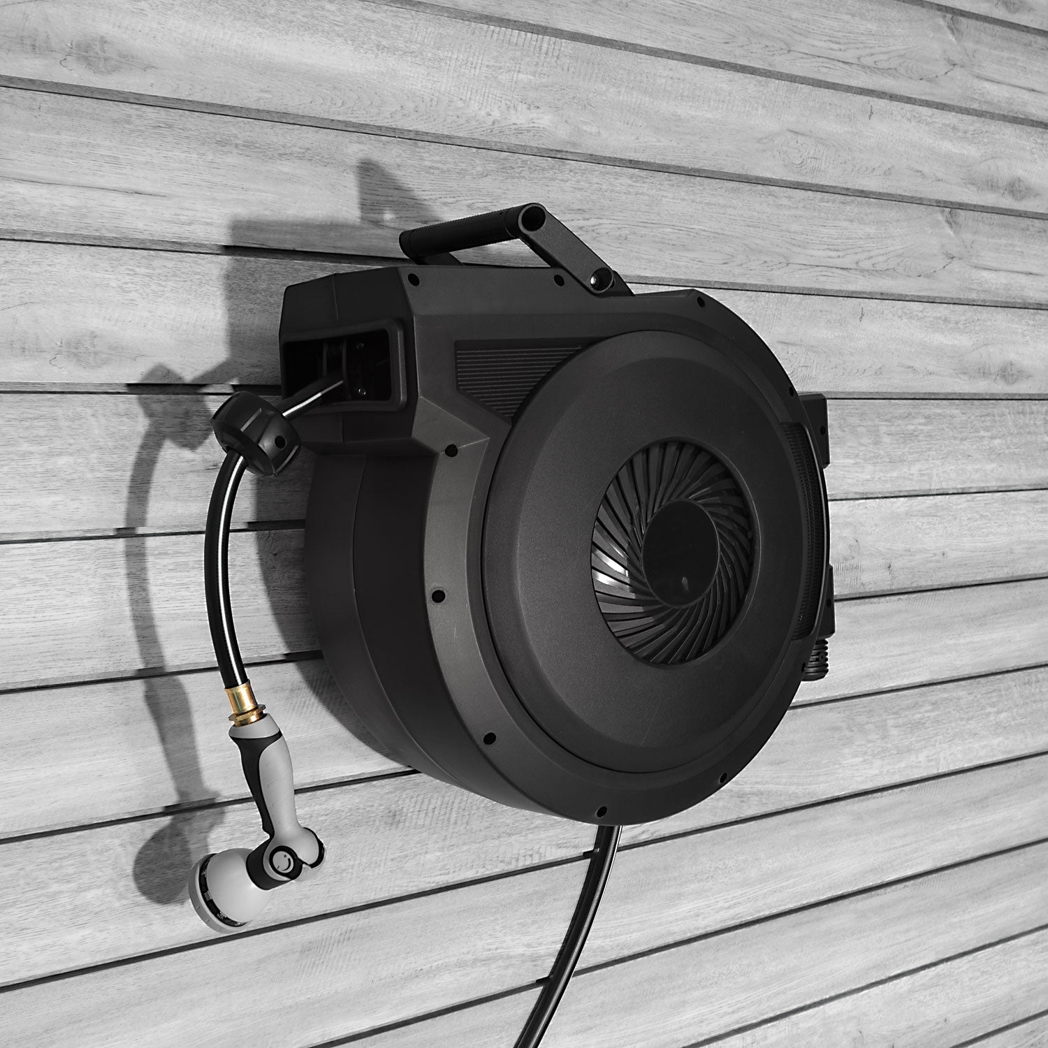 STEALTH Hose Reel w/ 80Ft(25M) Hose and Nozzle