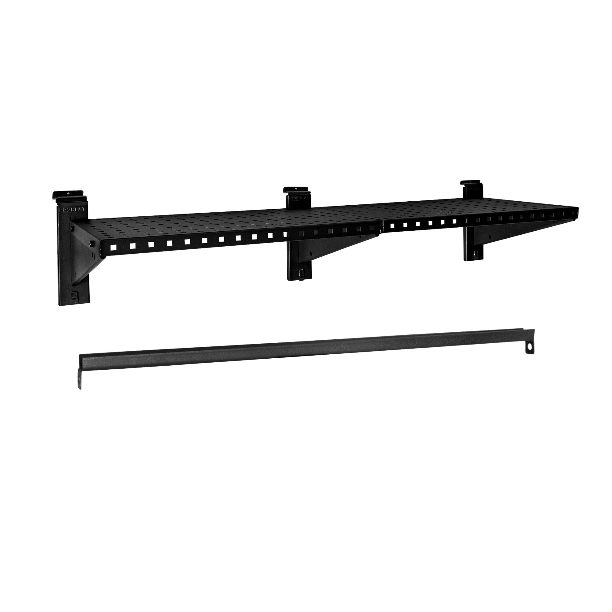 STEALTH 48 in. Shelf with Clothing Pole