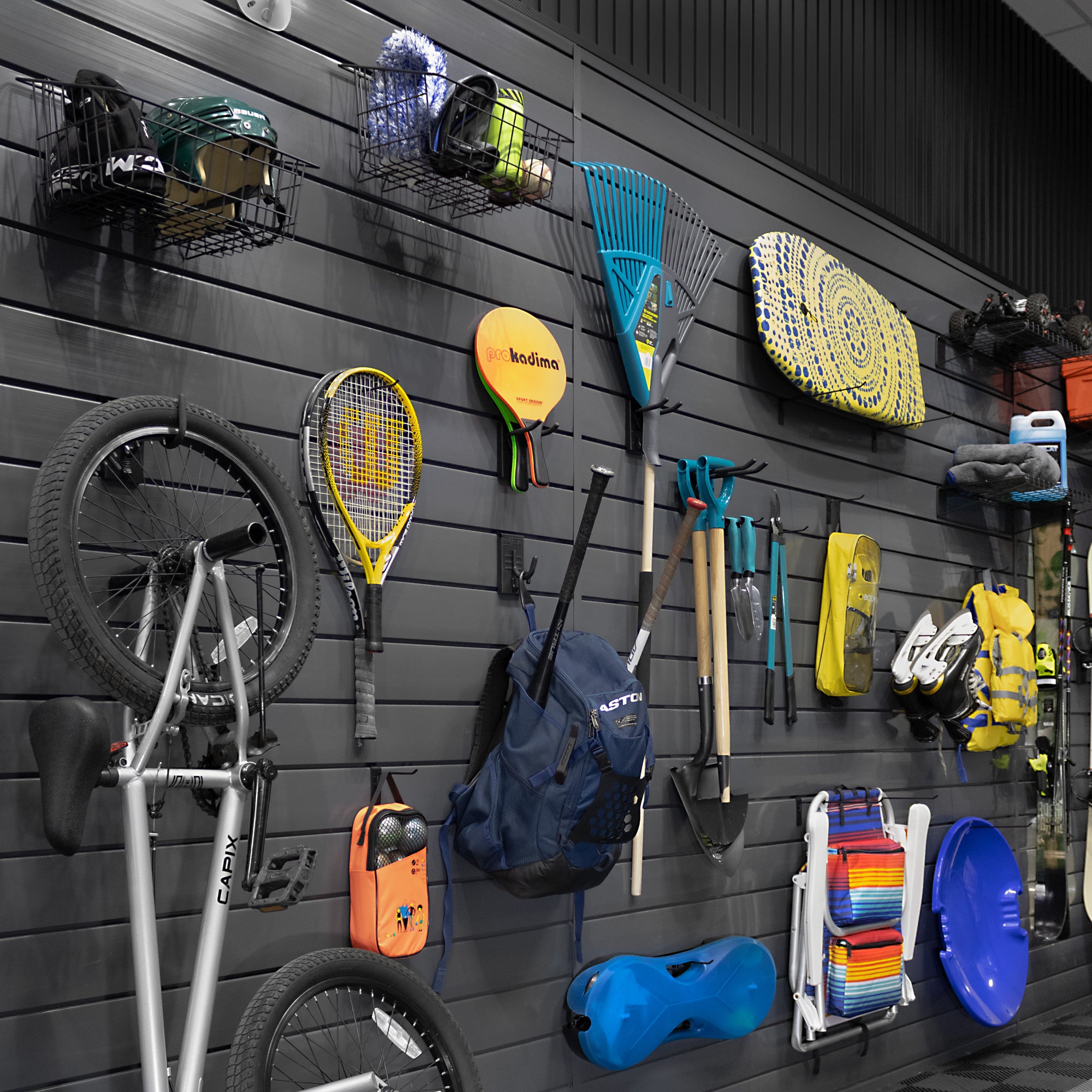 PVC Slatwall Organizer Bundle – STEALTH