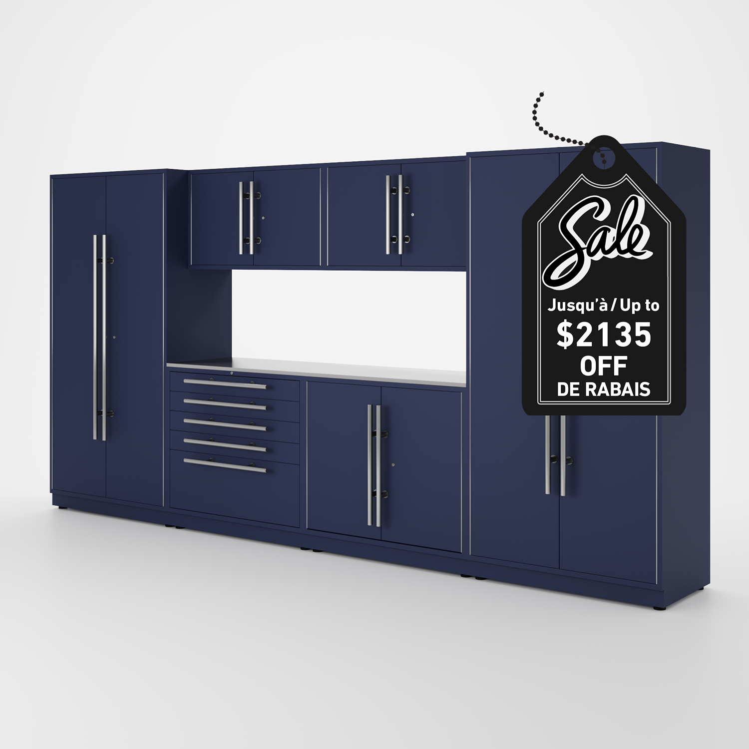 Armoires LUX — Ensemble de 13 pieds — MAX