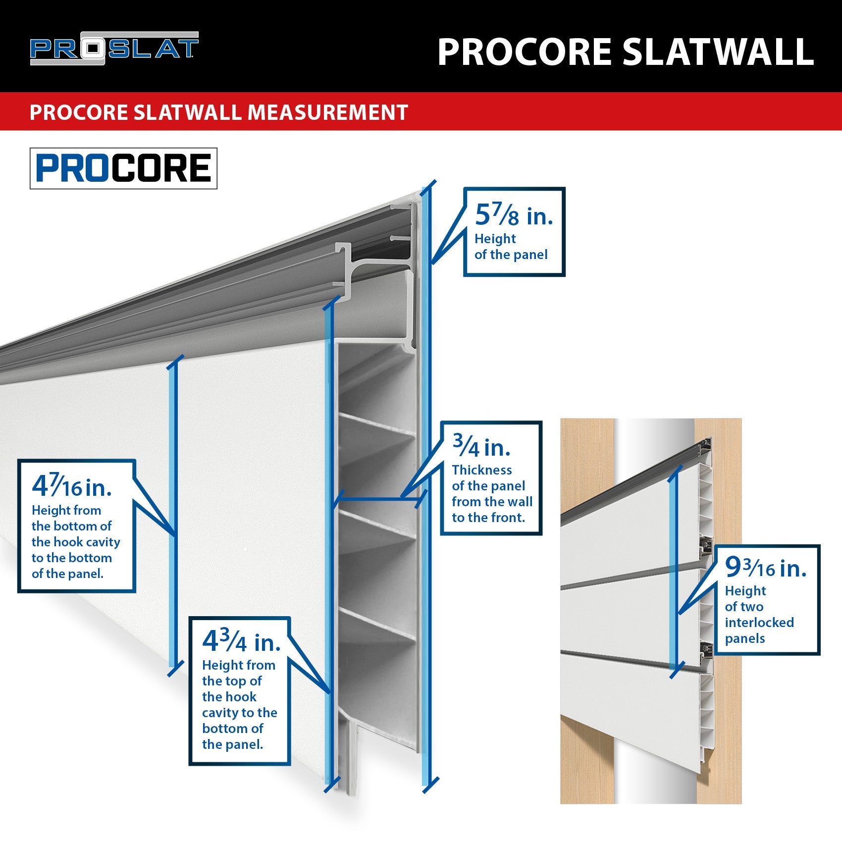 PROCORE Slatwall Ultimate Tool Organizer Bundle