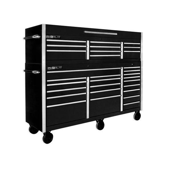 MCS 72.5 in. Rolling tool chest combo – Black