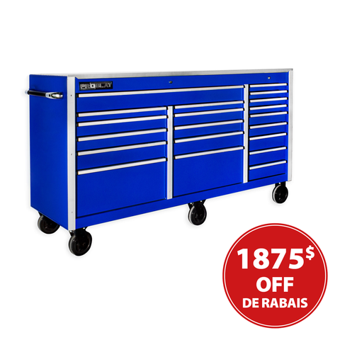 MCS 72.5 in. Rolling tool chest – Blue FINAL SALE