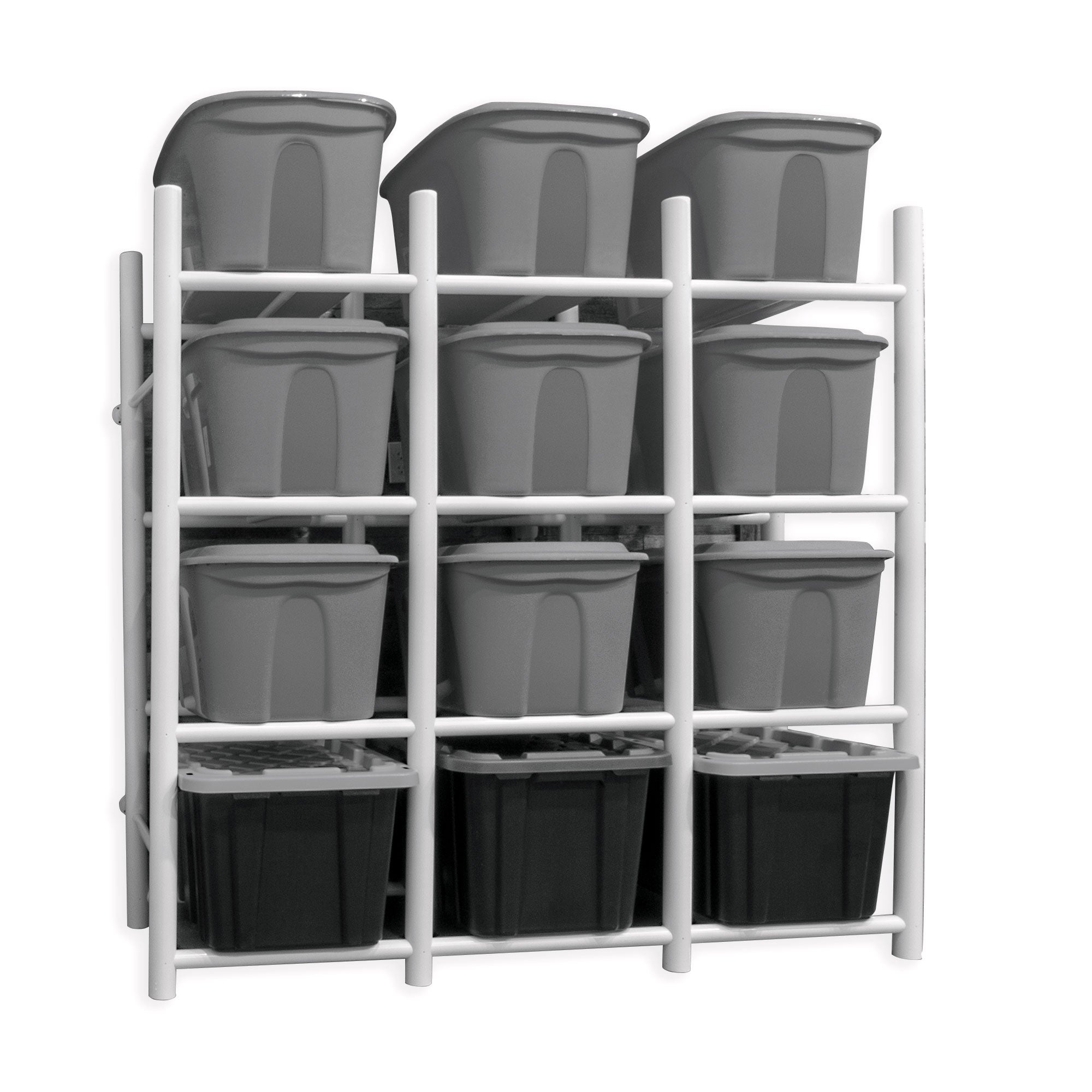 Bin Warehouse Rack – 12 Totes