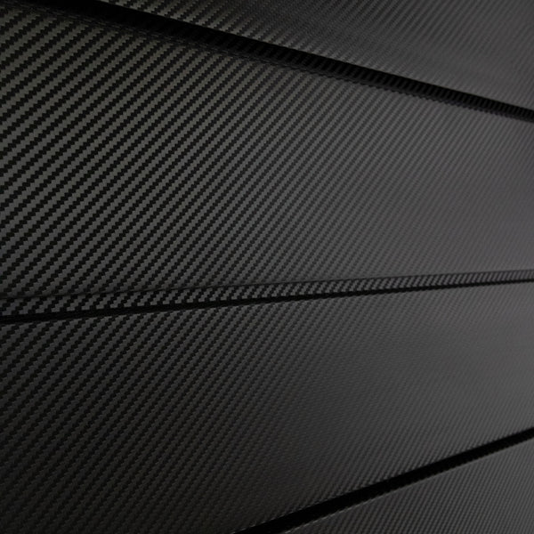 8 ft. x 4 ft. PROCORE+ Black Carbon Fiber PVC Slatwall
