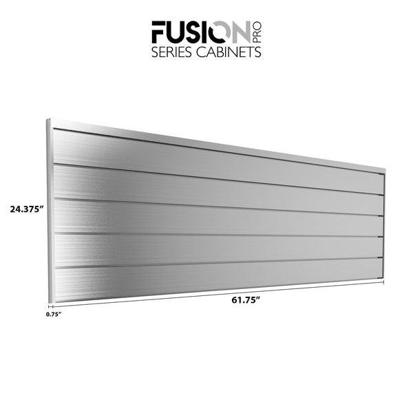 Fusion Pro Series Cabinets — 62 in. Aluminum Back Splash 2 PK