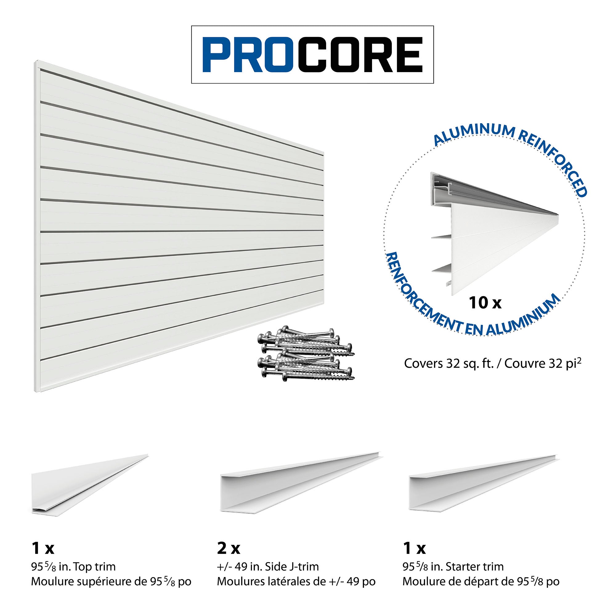 PROCORE Slatwall Organizer Bundle