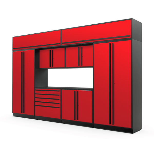 FusionPlus 13 ft set – MAX – Overheads Red with Powder Coated Top