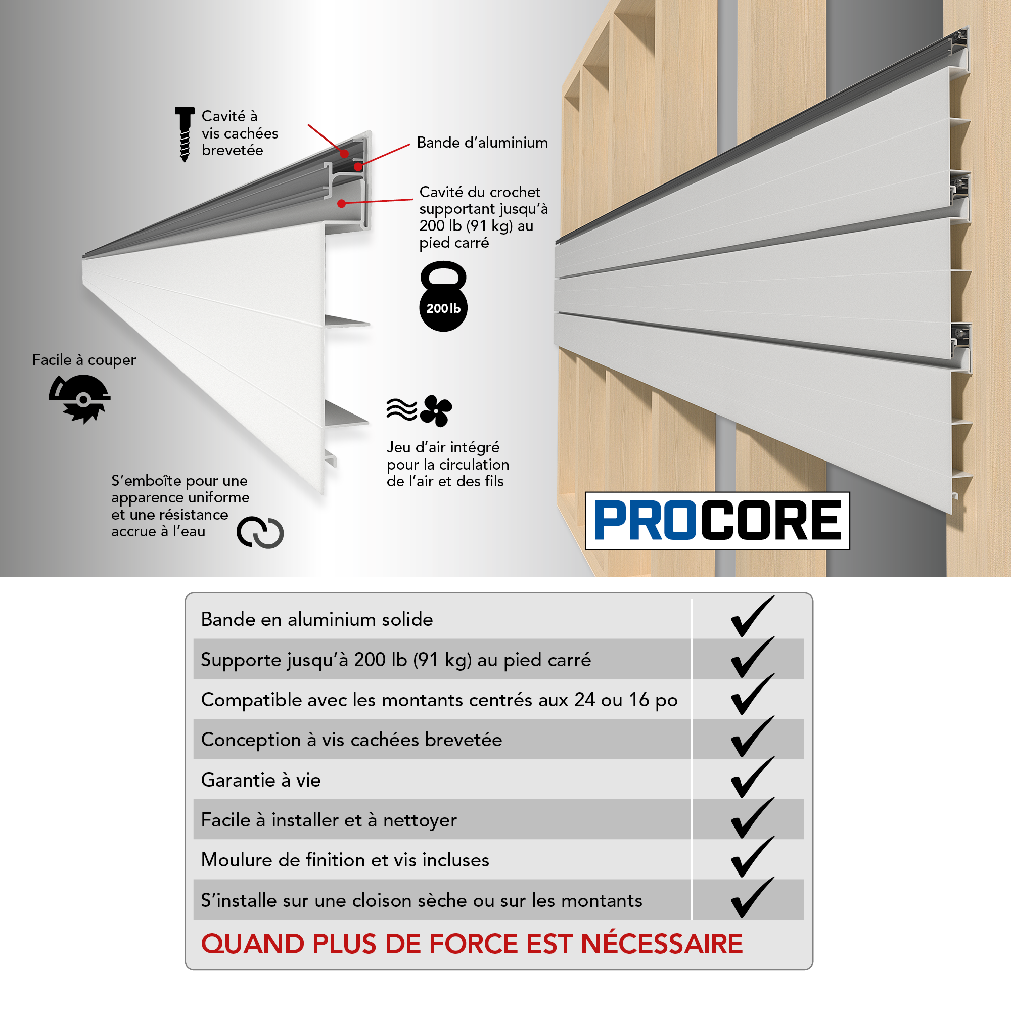 PROCORE Slatwall Organizer Bundle