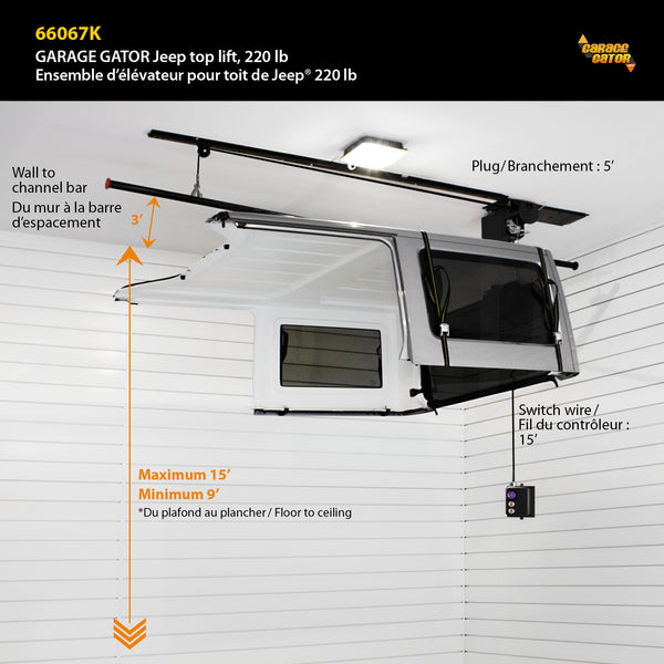 Garage Gator Water & Snow Sport 220 lb Lift Kit